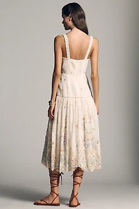 ASTR The Label 100% Cotton Pellagia Midi Dress