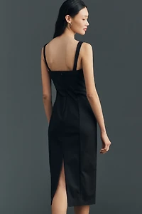 ASTR The Label Raziela Sweetheart Midi Dress