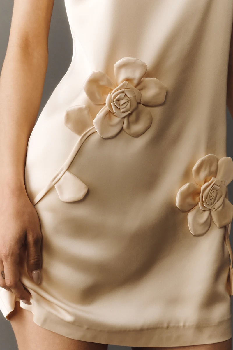 ASTR The Label Marigold 3D Floral Mini Dress