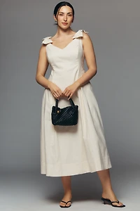 ASTR The Label Joleena Plus Linen Cotton Midi Dress