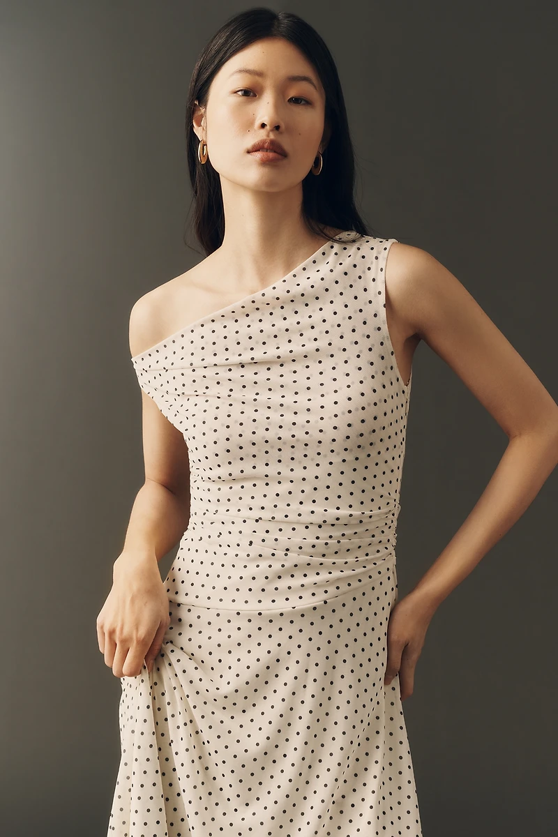 ASTR The Label Ciarra Asymmetric Midi Dress