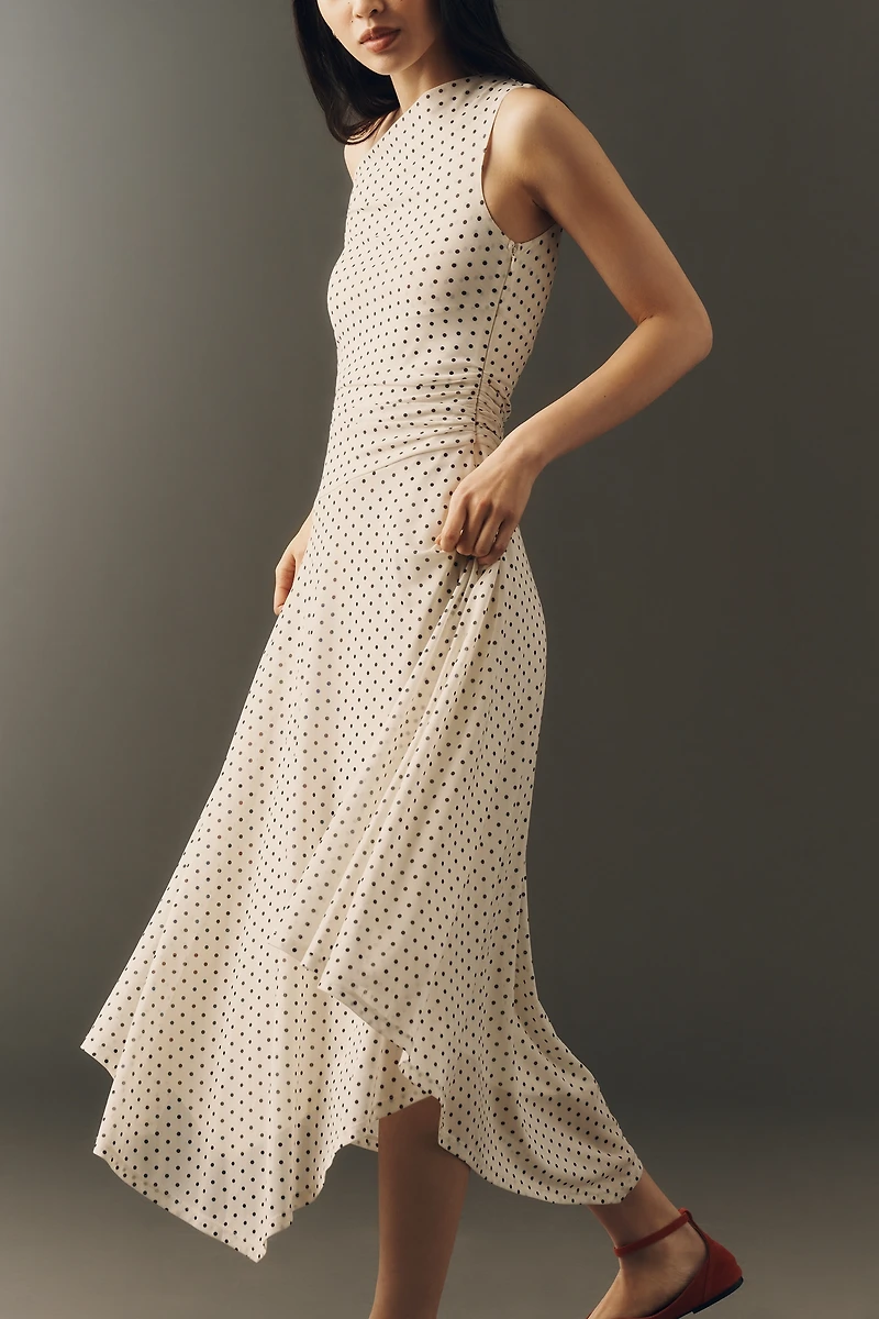 ASTR The Label Ciarra Asymmetric Midi Dress