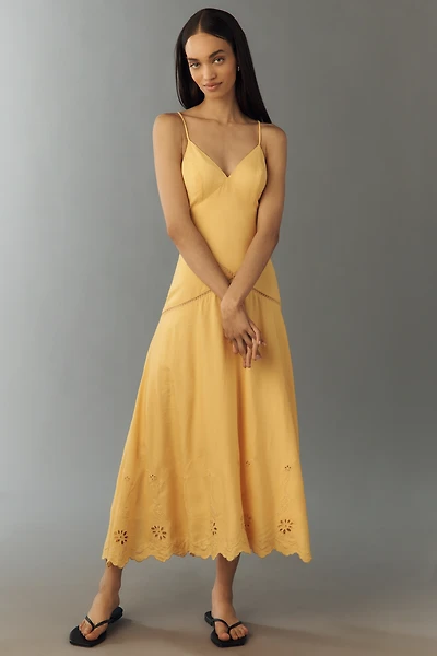 ASTR The Label Linen Lainey Maxi Dress