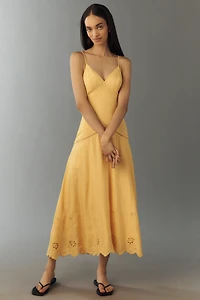 ASTR The Label Linen Lainey Maxi Dress