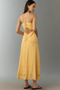 ASTR The Label Linen Lainey Maxi Dress