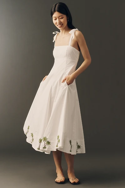 ASTR The Label Shiann Cotton Midi Dress