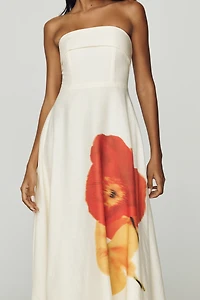 ASTR The Label Ximena Strapless Maxi Dress