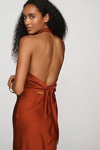 ASTR The Label Viridiana Halter-Neck Maxi Dress