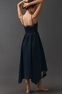 Moon River Sweetheart Midi Dress