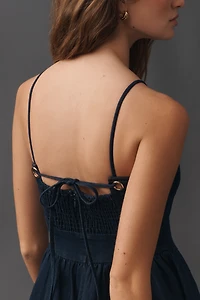 Moon River Sweetheart Midi Dress