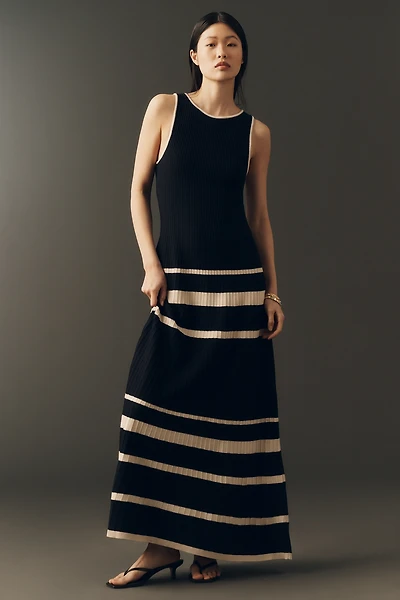 Celandine Flamingo Knit Midi Dress | The Summit Celandine Flamingo Knit Midi Dress | The Summit