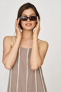 Sancia Estella Square-Neck Midi Dress