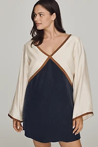 Sancia Alba Long-Sleeve Mini Dress