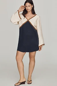 Sancia Alba Long-Sleeve Mini Dress