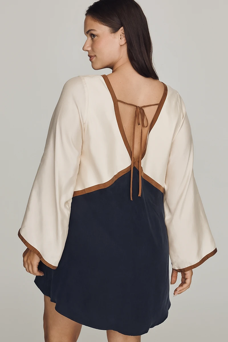 Sancia Alba Long-Sleeve Mini Dress