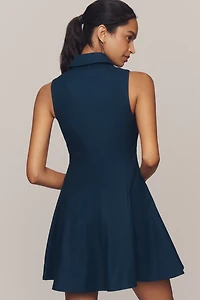 AMUR Gail Sleeveless Collared Mini Dress