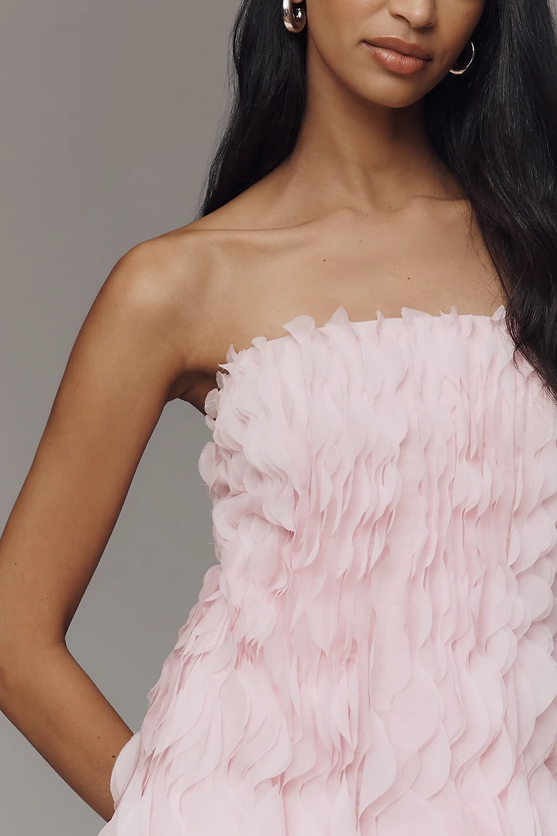 AMUR Christine Ruffle Dress