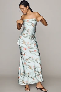 AMUR Tiered Strapless Dress