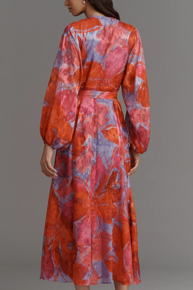 Hutch Long-Sleeve Wrap Dress