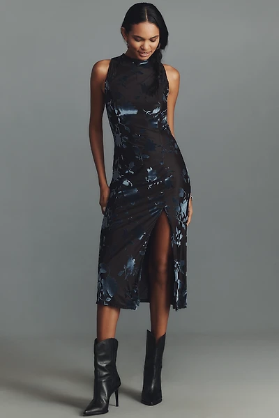 Hutch Darby Floral Jacquard Midi Dress