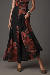 Hutch Nia Short-Sleeve V-Neck Maxi Dress