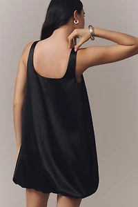 Hutch Sleeveless Pleated Bubble-Hem Mini Dress