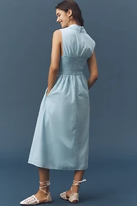 Hutch Julissa Smocked Midi Dress