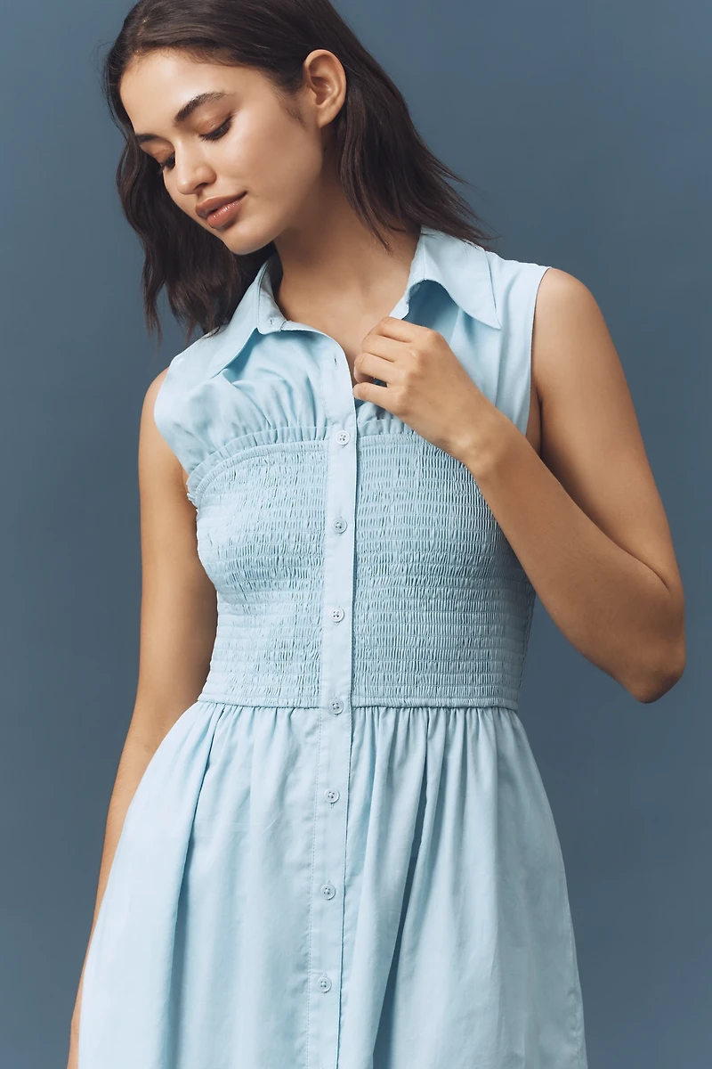 Hutch Julissa Smocked Midi Dress