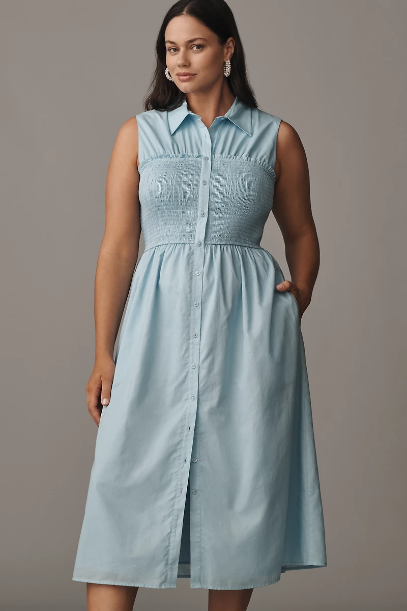Hutch Julissa Smocked Midi Dress