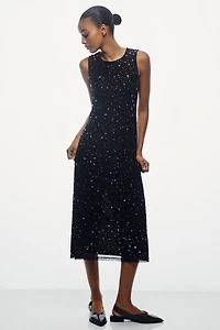 Hutch Oaklyn Sleeveless Embellished Slim Maxi Dress
