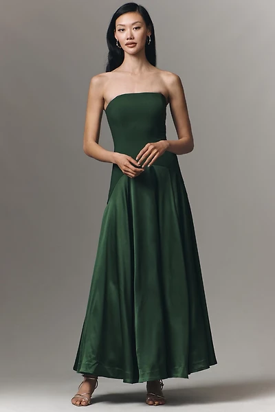 Hutch Petite Strapless Maxi Dress