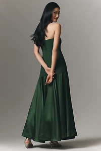 Hutch Petite Strapless Maxi Dress