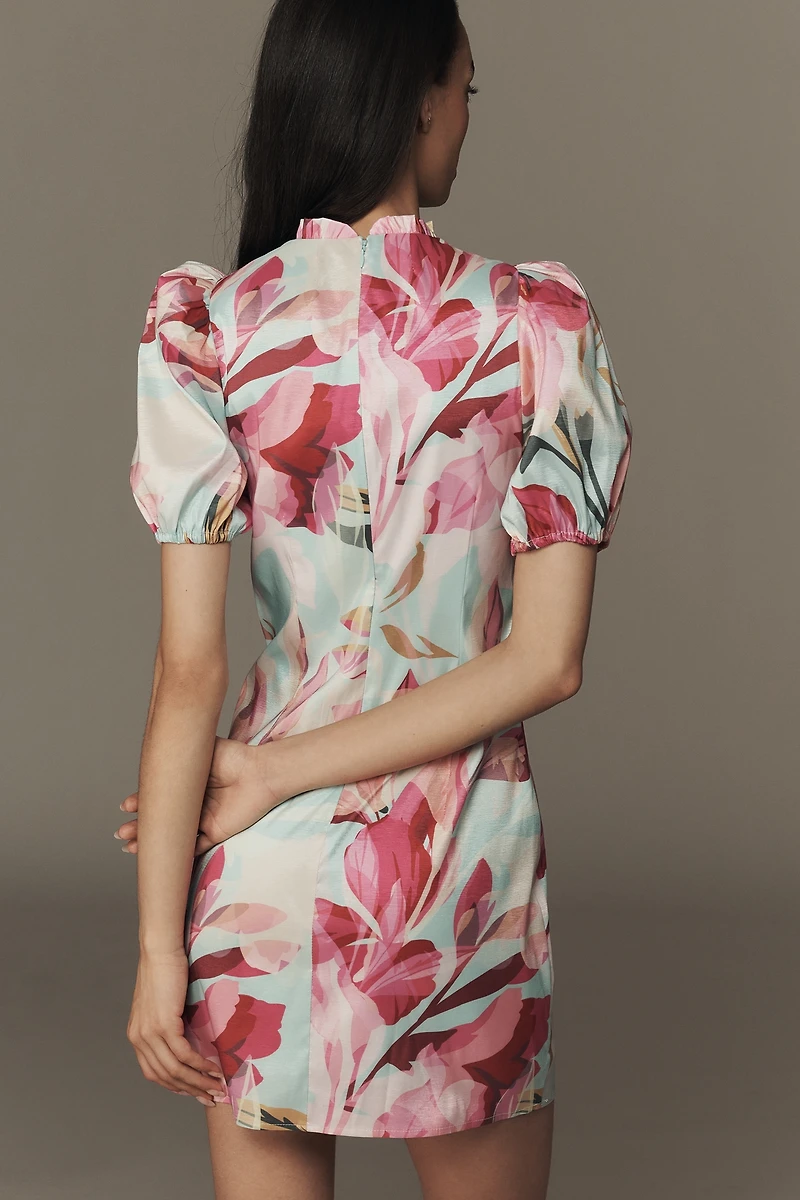 Hutch Florrie Puff-Sleeve Mini Dress