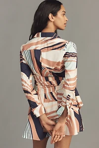 Hutch Cotton Okin Stretch Poplin Mini Shirt Dress