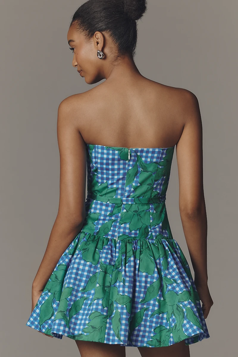 Hutch Junie Strapless Belted Mini Dress