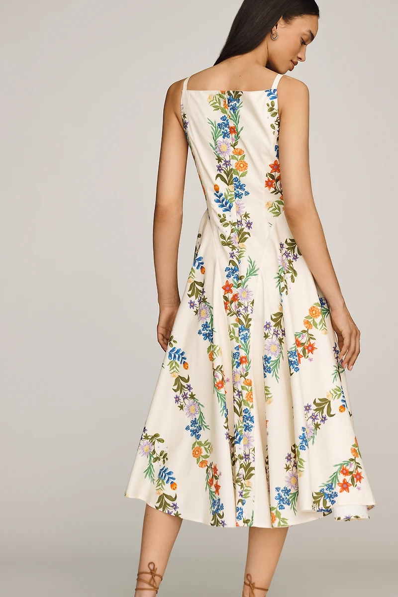 Hutch Boat-Neck A-Line Dress