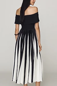 Hutch Off-Shoulder Twofer Midi Dress