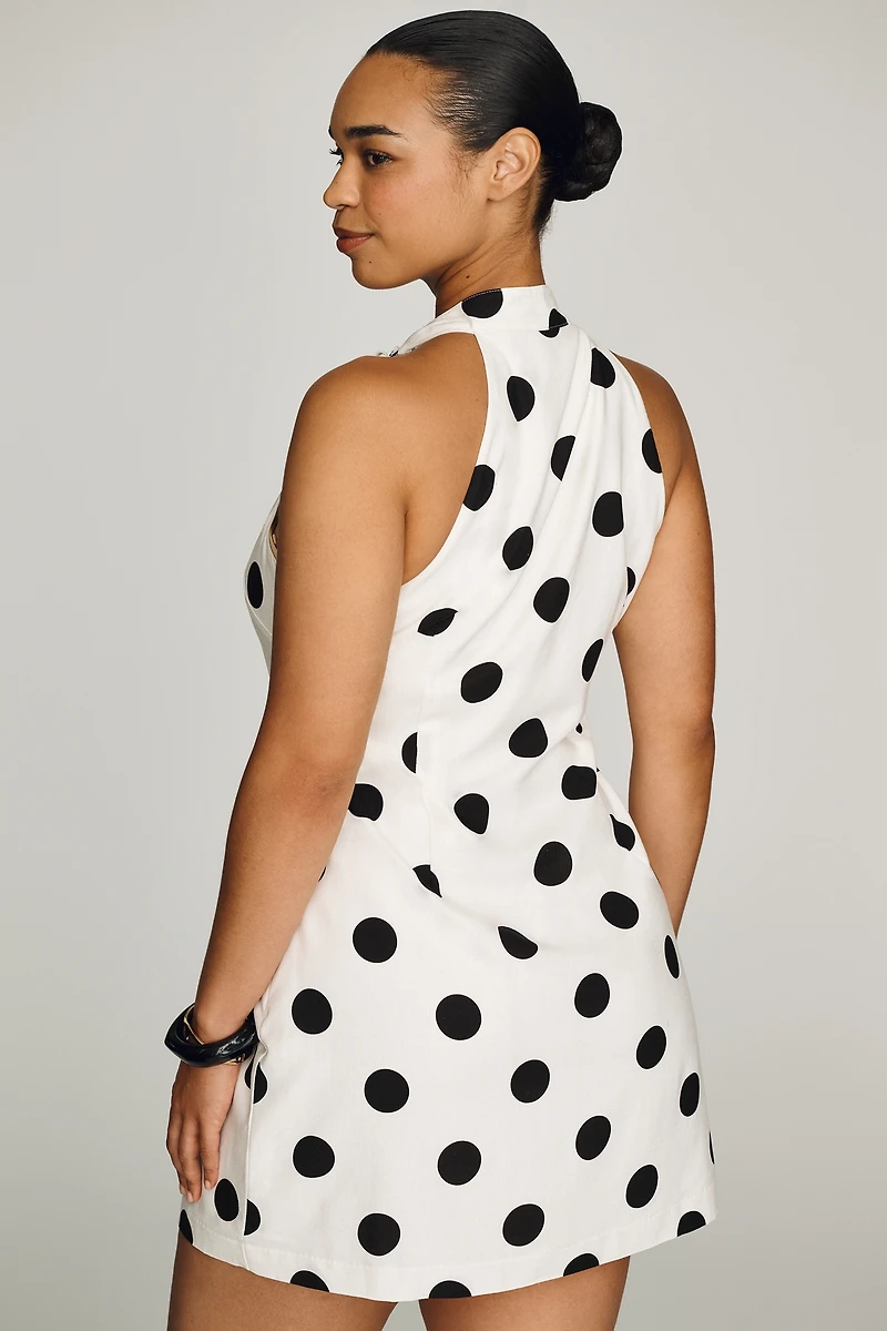 Hutch Polka Dot A-Line Dress