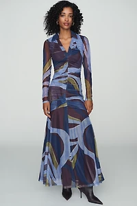 Hutch Gael Mesh Maxi Dress