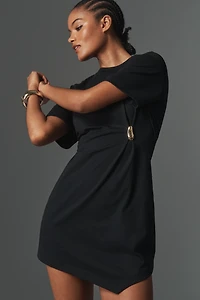 By Anthropologie Gathered Mini Dress