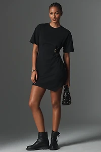 By Anthropologie Gathered Mini Dress