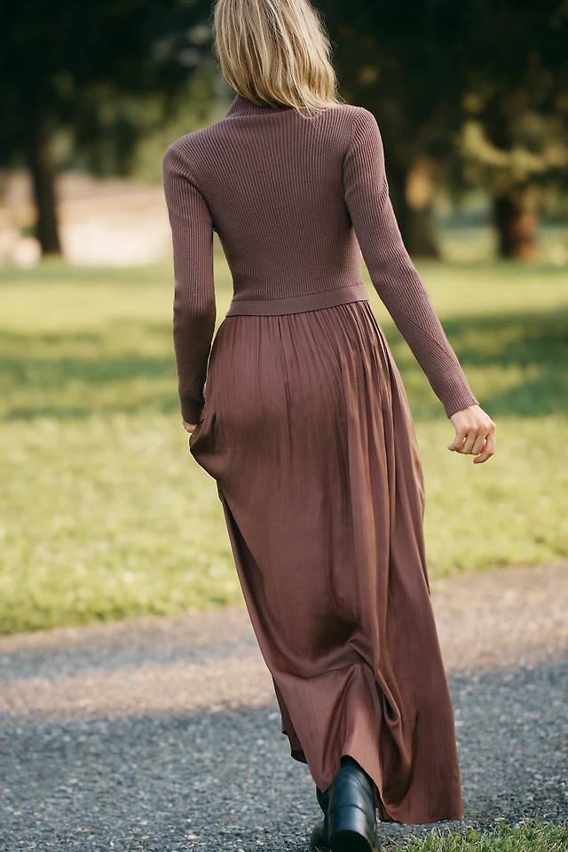 By Anthropologie The Thea Long-Sleeve Twofer Maxi Dress | The Summit By Anthropologie The Thea Long-Sleeve Twofer Maxi Dress | The Summit