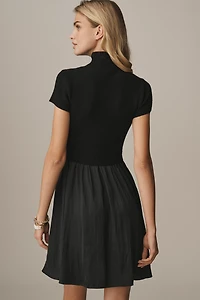 The Thea Short Sleeve Twofer Mini Dress
