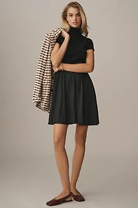 The Thea Short Sleeve Twofer Mini Dress