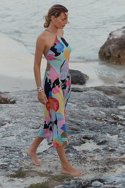 RIXO Hayley Silk Slip Dress