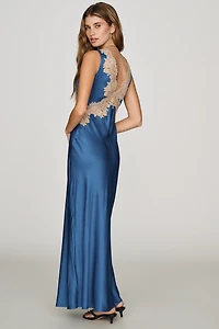 RIXO Lysandra Lace Slip Dress