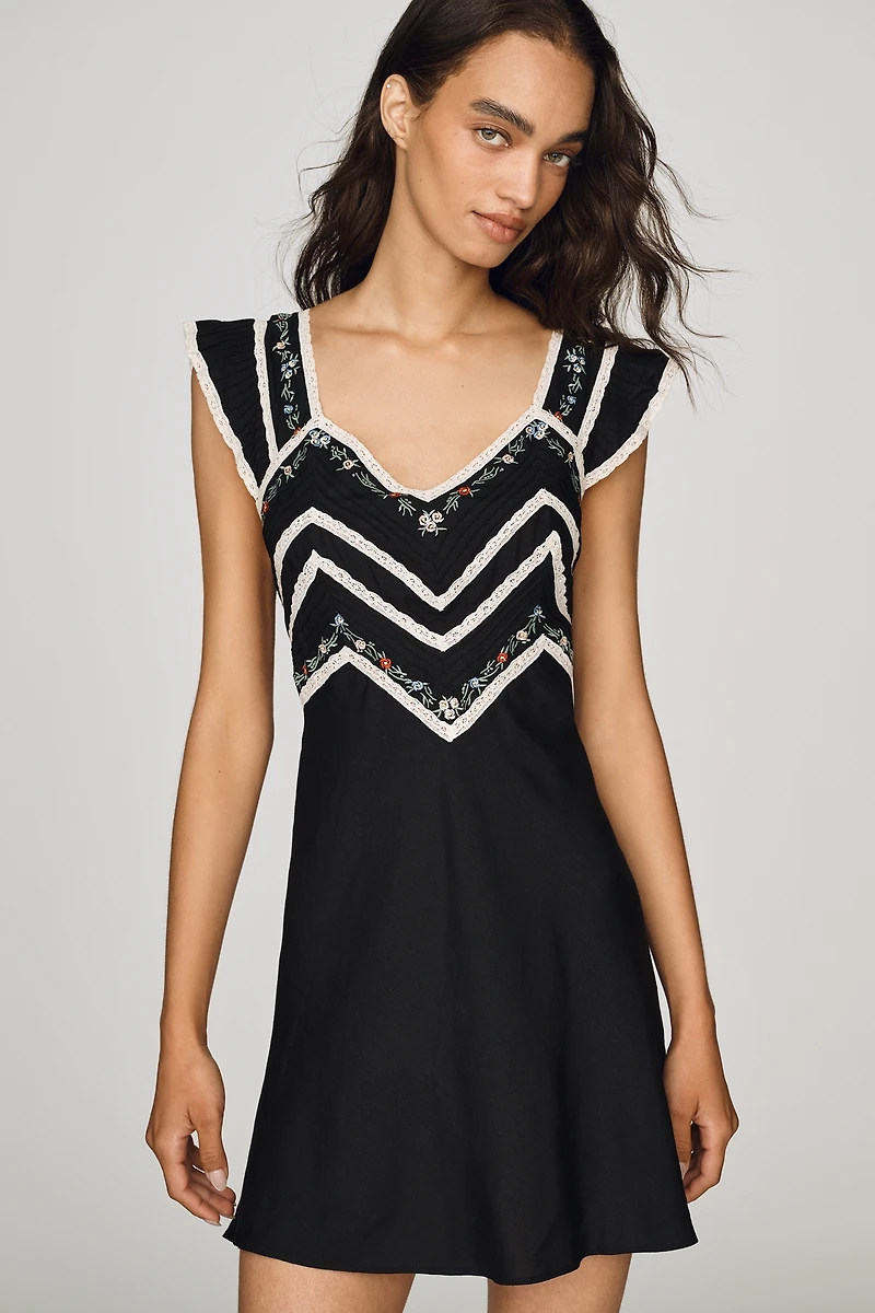 RIXO Diaz Mini Dress