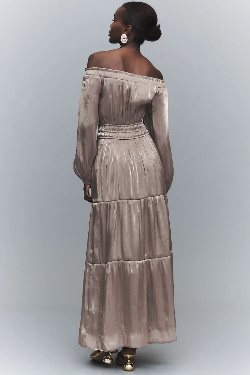 The Somerset Off-Shoulder Maxi Dress