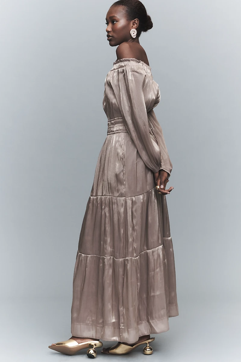 The Somerset Off-Shoulder Maxi Dress