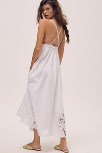 Maeve Cotton Eyelet Midi Dress